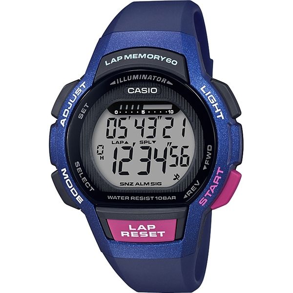 CASIO（カシオ） 女性向け腕時計 SPORTS GEAR(スポーツギア) ブルー LWS-1000H-2AJF 1個（取寄品）