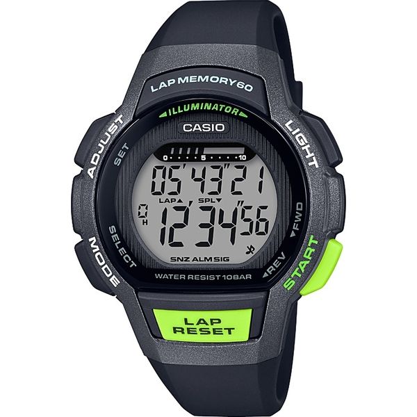 CASIO（カシオ） 女性向け腕時計 SPORTS GEAR(スポーツギア) ブラック LWS-1000H-1AJF 1個（取寄品）