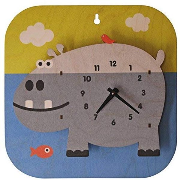 Modern Moose 3D壁掛け時計 Hippo PC068 Hippo（直送品）