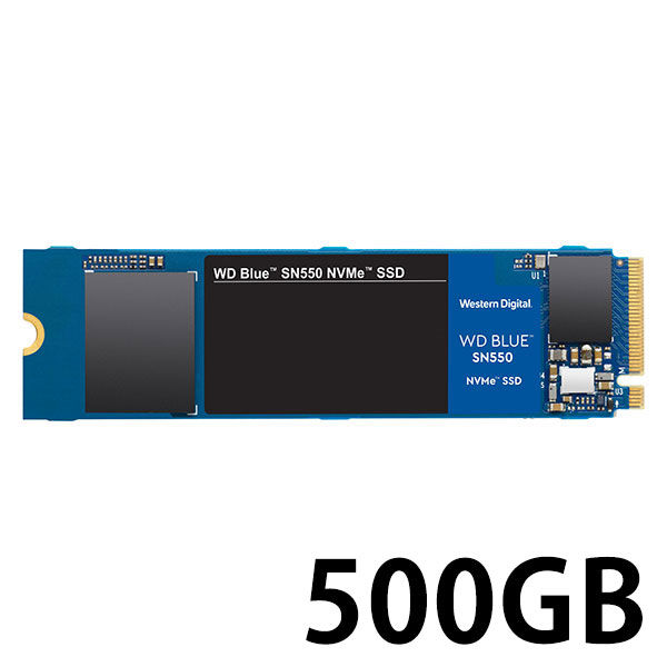 ウエスタンデジタル 内蔵タイプSSD Blue SN550 NVMe SSD SSD/M.2 500GB