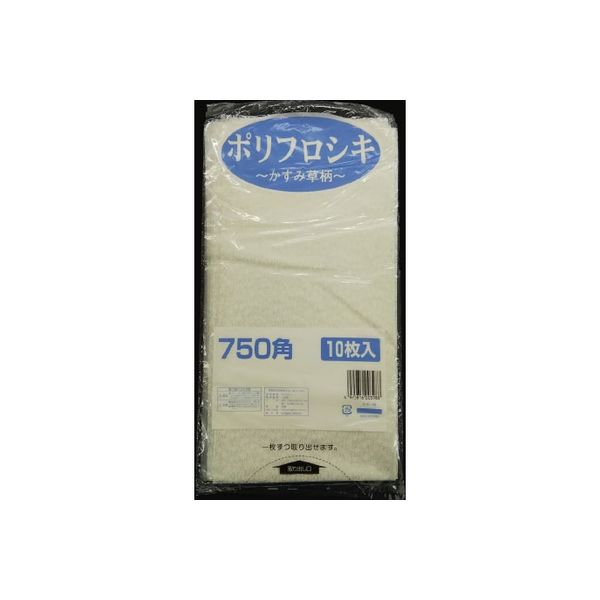 中川製袋化工 ポリフロシキ かすみ草柄 750角 H066051 1000枚（10×100）（直送品）