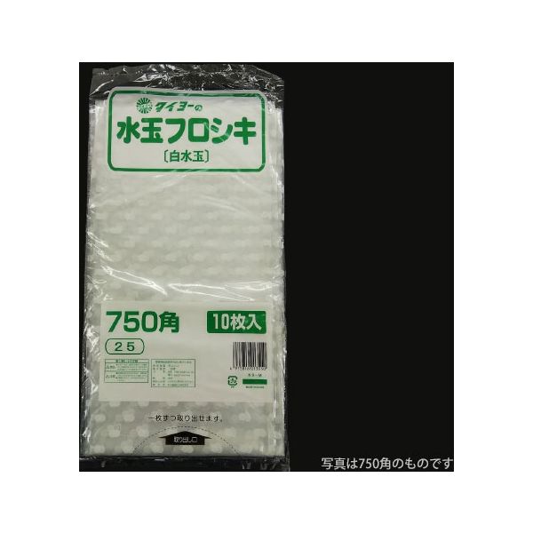 中川製袋化工 水玉フロシキ 700角 白水玉 H066041 1000枚（10×100）（直送品）