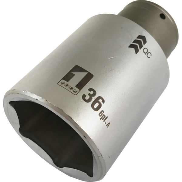 イチネンアクセス QCソケット シングル 36mm IM-4W36-6K 19813