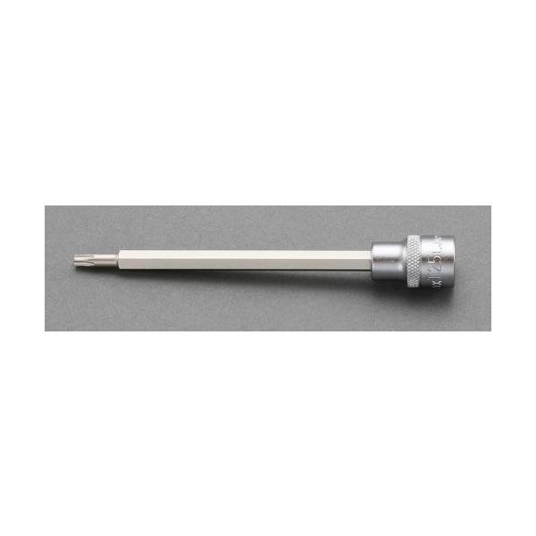 エスコ 3/8”DR/T27x125mm [BoreーTorx]ビットソケット EA618JY-27 1