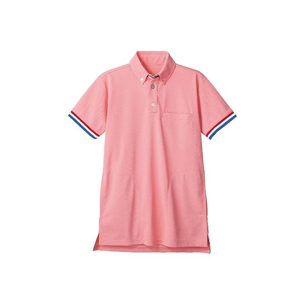 住商モンブラン ポロシャツ 兼用 半袖 ピンク72-472_3L（直送品）