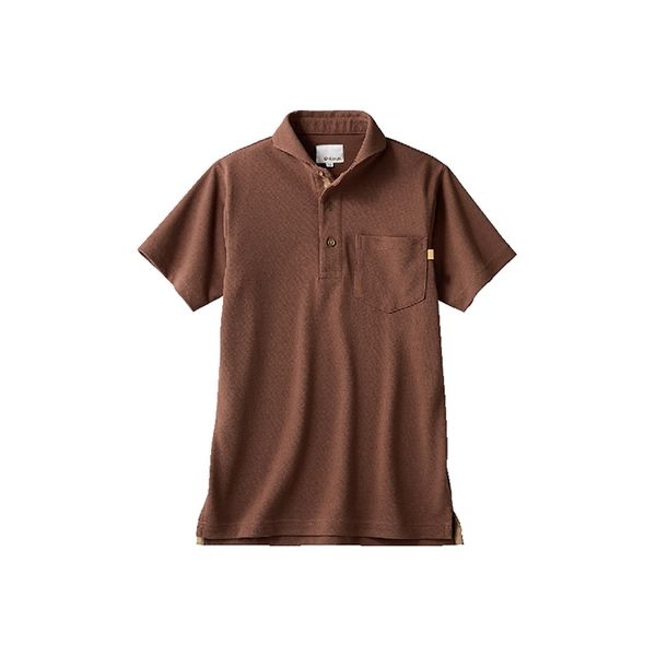 住商モンブラン ポロシャツ 兼用 半袖 ブラウンOV2511-7_M（直送品）