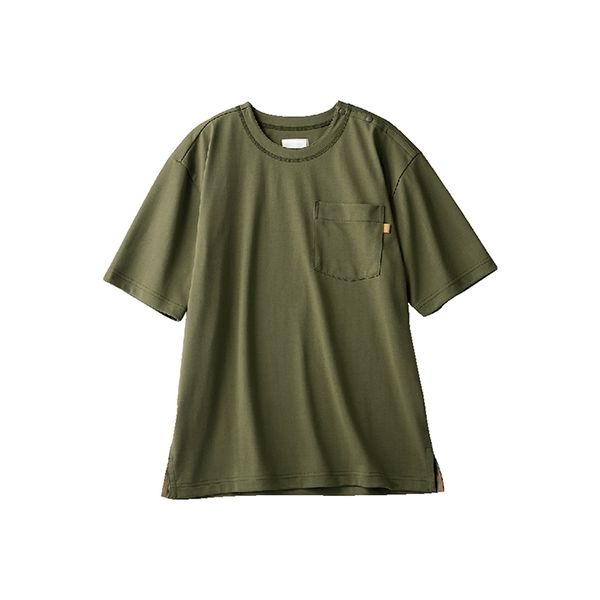住商モンブラン ワイドTシャツ 兼用 半袖 オリーブOV2512-4_L（直送品）