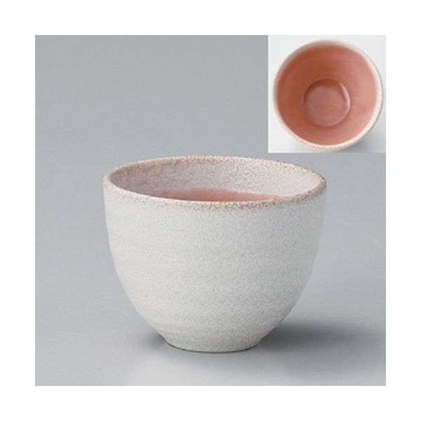 アースモス 美濃焼 煎茶 窯変ピンク煎茶 （8個入）（直送品）