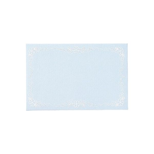 学研ステイフル ネームカード封筒（ブルー） E18728 10枚（直送品）