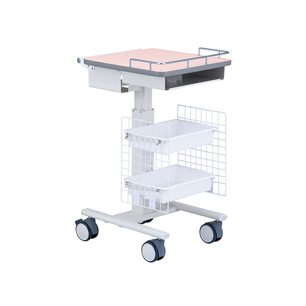 アズワン ナースカート(昇降タイプ) ピンク N 7-4313-06 1台（直送品）