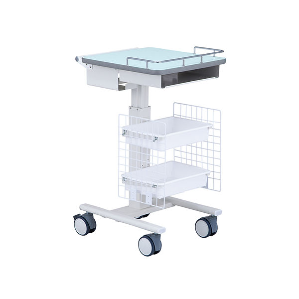 アズワン ナースカート(昇降タイプ) ブルー N 7-4313-05 1台（直送品）