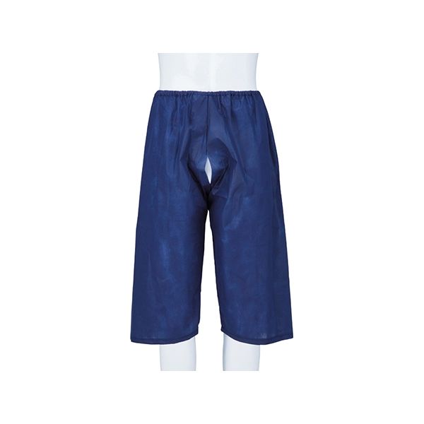 アズワン プロシェア・検診用ディスポパンツ(ロングタイプ) 穴あき 1枚×50袋入 PP-L 1箱(50枚) 7-7664-01（直送品）