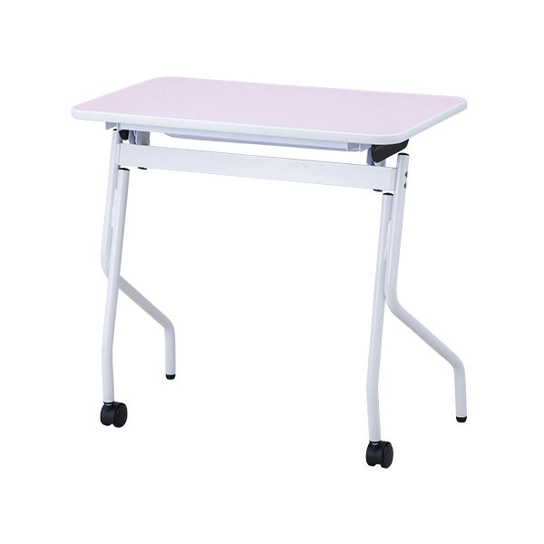 アズワン 折りたたみ採血台 ピンク 800×450×750 7-6825-03 1台（直送品）