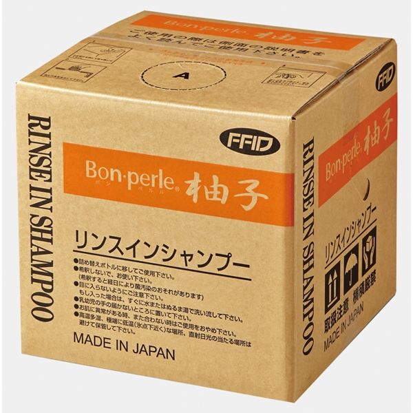 フィード アメニティ 柚子 リンスインシャンプー 1箱（20kg） 11853311（直送品） - アスクル