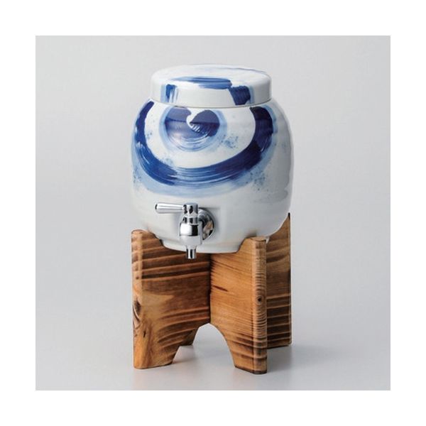 刷毛渦 有田焼 マルチサーバー