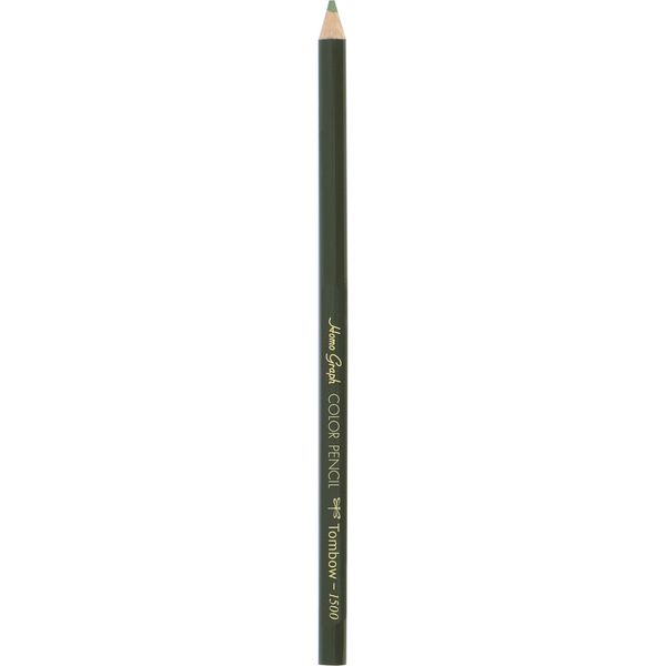 トンボ鉛筆 色鉛筆　１５００　単色　まつば色 1500-09 1ダース