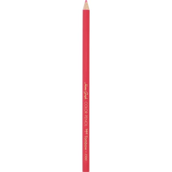 トンボ鉛筆 色鉛筆　１５００　単色　薄紅色 1500-27 1ダース