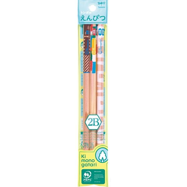 トンボ鉛筆 かきかた鉛筆Ｆ木物語０１２Ｂ３Ｐパック ACD-354A 1セット ...