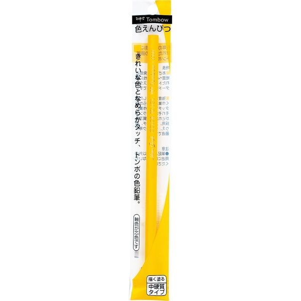トンボ鉛筆 色鉛筆１５００黄色パック BCX-103 1個 当季大流行 - 鉛筆