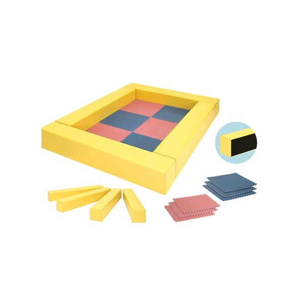 高田ベッド製作所 キッズコーナー 幅20×長さ130×高さ20cm(2個) スカイブルー TB-470 1個 61-3721-42（直送品）