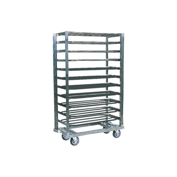 金沢車輌 両差しラックワゴン（10段） 1300mm SK-40A 1個 62-1623-35（直送品）