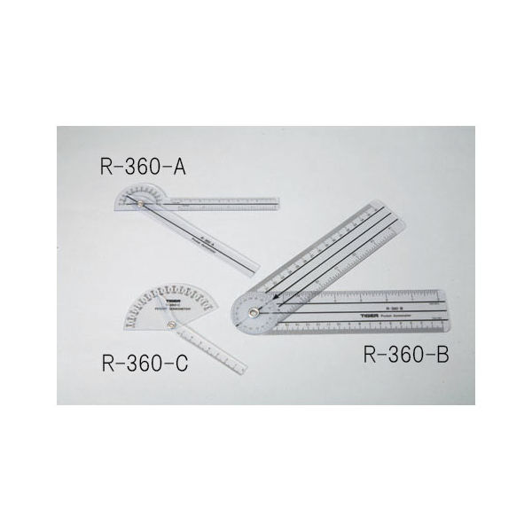 タイガー医療器 ポケット角度計 124mm R-360-C 1個 62-2060-14（直送品）