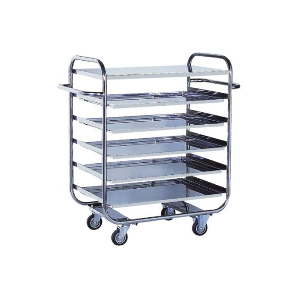 金沢車輌 キッチンワゴン 6段式 1020mm SK-16A 1個 62-1623-28（直送品）