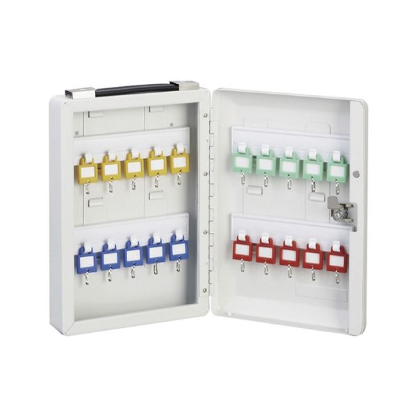 日本緑十字社 キーボックス(壁掛・携帯 兼用)20個吊 KB-20H 1台 61-9938-83（直送品）