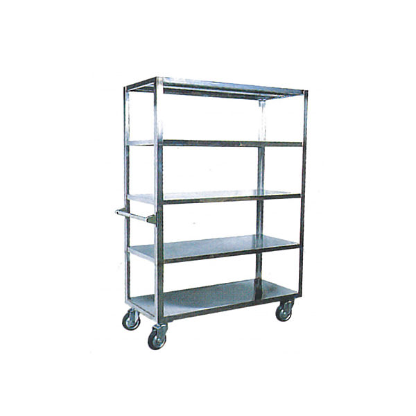 金沢車輌 5段配下膳ワゴン 1555mm SG-37A 1個 62-1623-76（直送品）