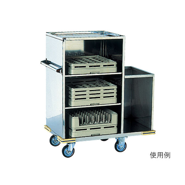 金沢車輌 下げワゴン 4隅バンパー付 SG-34A 1個 62-1623-71（直送品）