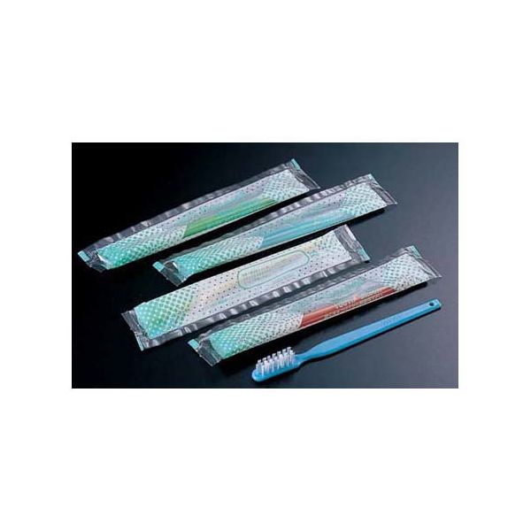 オリエンタル刷子 練歯磨付はぶらし お早よう (1箱200本入) 62-6297-49 1ケース(200本)（直送品）