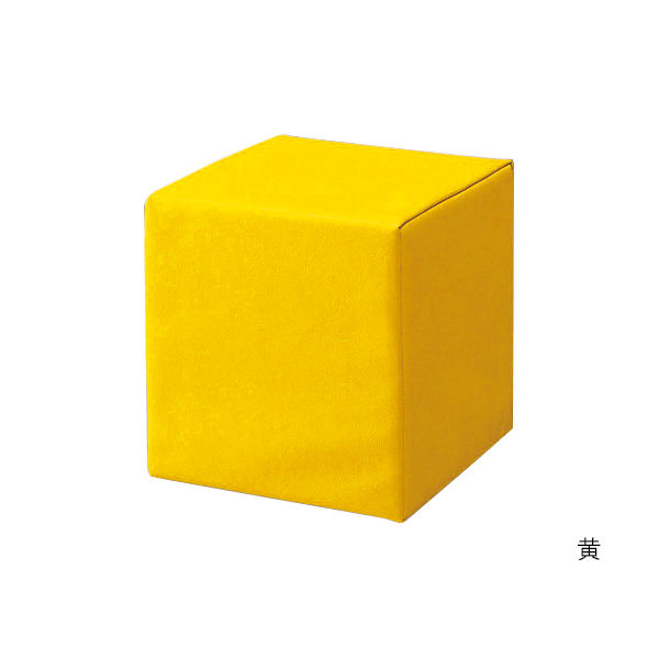 水上 ソフトクッション 四角 薄黄 KS-SC-S-MP-5 1個 62-0865-14（直送品）
