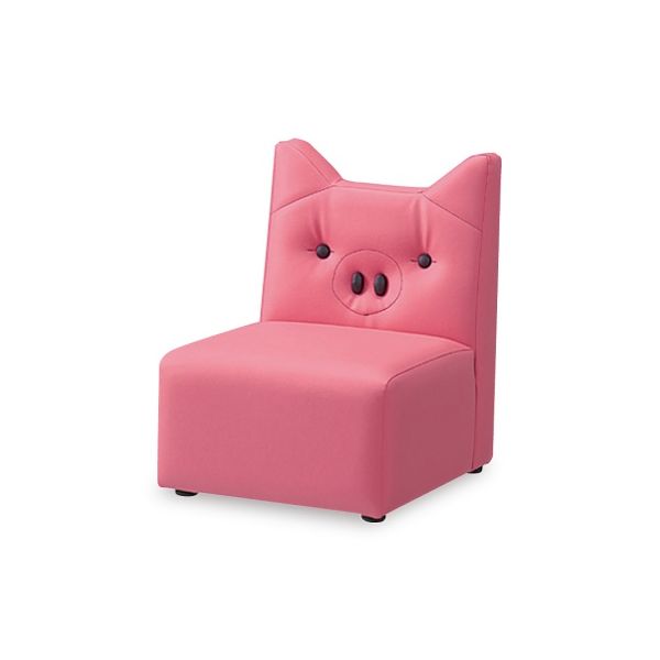 水上 キッズソファー ブタ KS-1P-PIG 1台 61-9630-32（直送品）