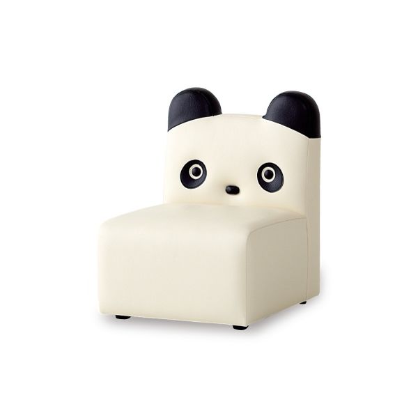 水上 キッズソファー パンダ KS-1P-PA 1台 61-9630-34（直送品）