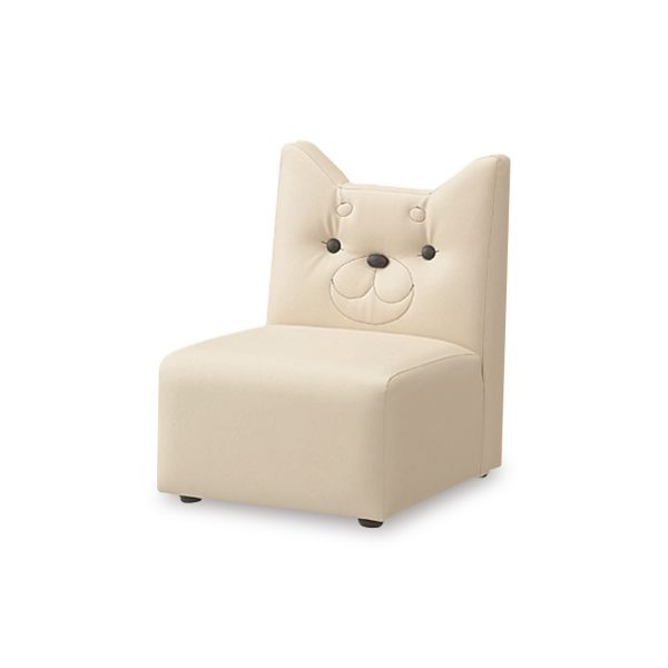 水上 キッズソファー イヌ KS-1P-DOG 1台 61-9630-31（直送品）