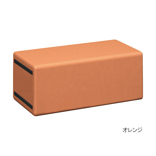 水上 スクエアD450ベンチ 薄ピンク KS-D450-BC900-MP-13 1個 62-0863-70（直送品）