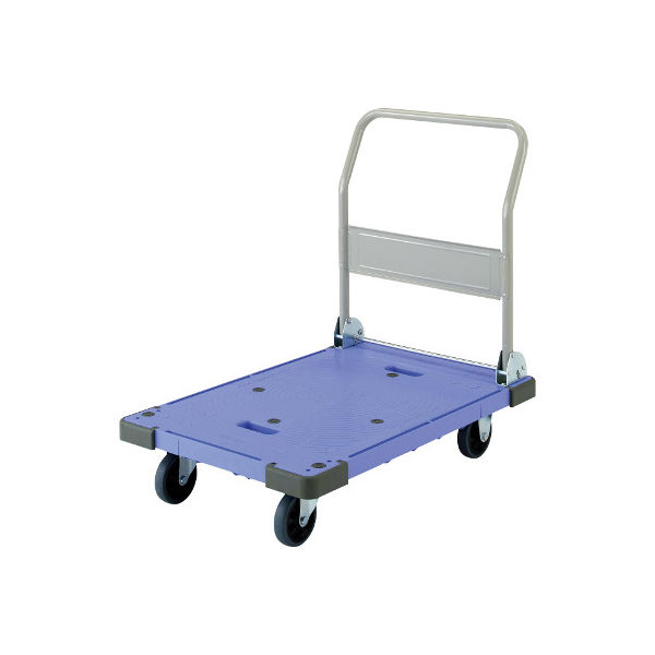 オオモリ 静音運搬車(樹脂製) キャスターφ125 ブレーキ有 OM 00015207 1個 63-2569-25（直送品）