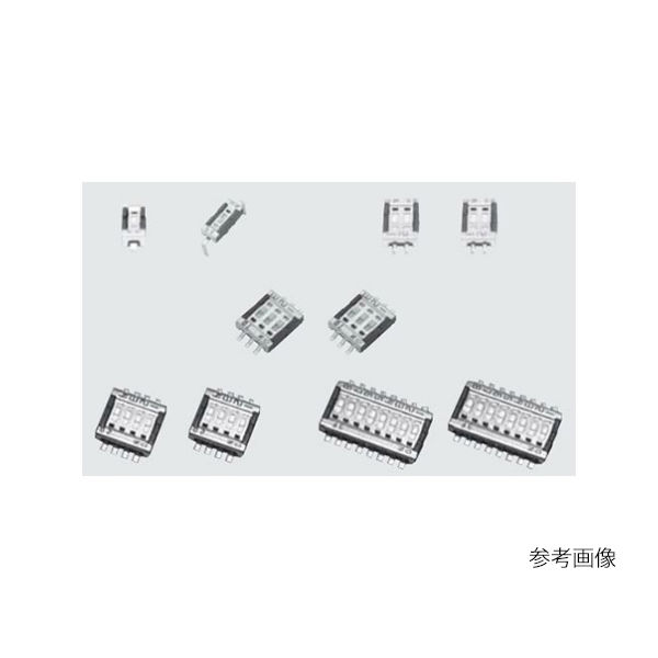 ニデックコンポーネンツ スライドスイッチ DIP型 3極 ガル・ウィング CVS-03B 1個 63-3037-80（直送品）