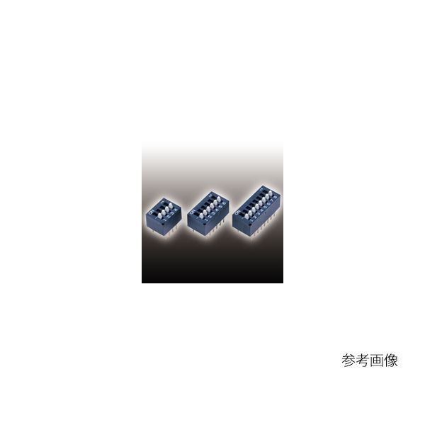 ニデックコンポーネンツ スライドスイッチ DIP型 6極 凸ノブ2mm スルーホールピン CES-0602C 1個 63-3042-81（直送品）