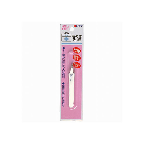 白十字 FC(ファミリーケア) 毛ぬき 先細 1個入×10個 46321 1ケース(10個) 63-1456-53（直送品）