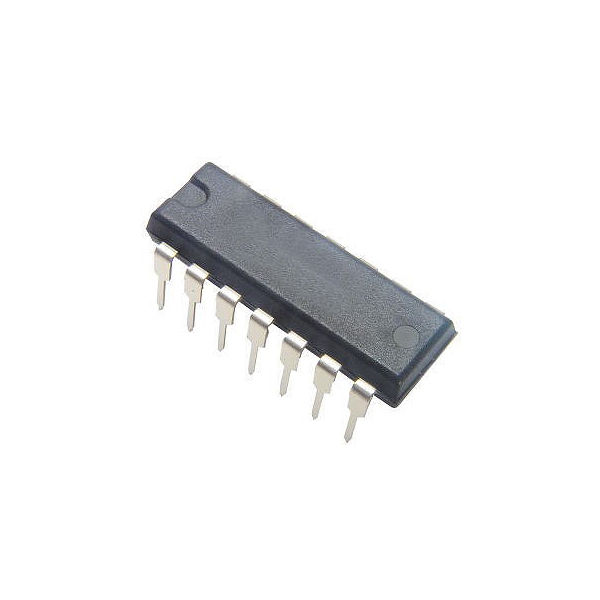 東芝 6回路入り CMOSインバータ(NOTゲート) TTL入力 TC74HCT04AP(F) 1個 63-3072-28（直送品）