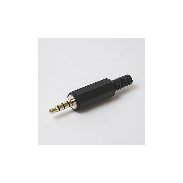 マル信無線電機 3.5mm4極プラグ MP435 1個 63-3052-22（直送品）