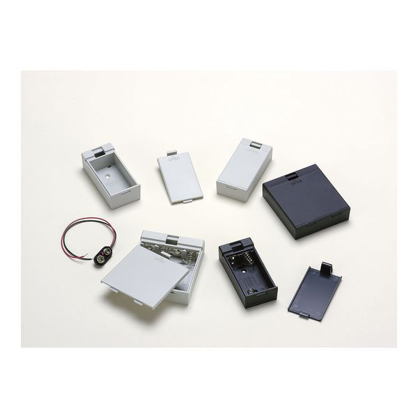 タカチ電機工業 外付電池ケース MD型 単3×4本 MD4G 1個 63-3178-60（直送品）