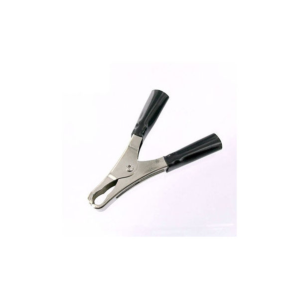 テイシン電機 ヒッポークリップ 黒 鉄 定格50A はんだ付け C-681-B 1個 63-3169-36（直送品）