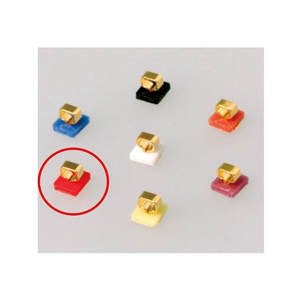 サンハヤト 表面実装型カラーチェック端子 赤 (20個入り) SHK-5G-R 1パック(20個) 63-3189-09（直送品）