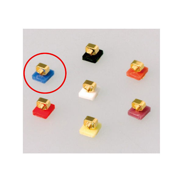 サンハヤト 表面実装型カラーチェック端子 青 (20個入り) SHK-5G-U 1パック(20個) 63-3189-12（直送品）