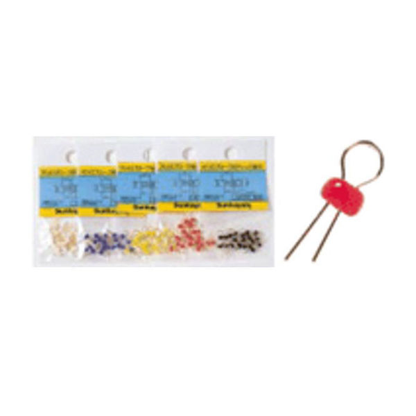 サンハヤト オシロプローブ用チェック端子 1.0Φ穴用 赤 SLC-2G-R 1パック(20個) 63-3189-06（直送品）