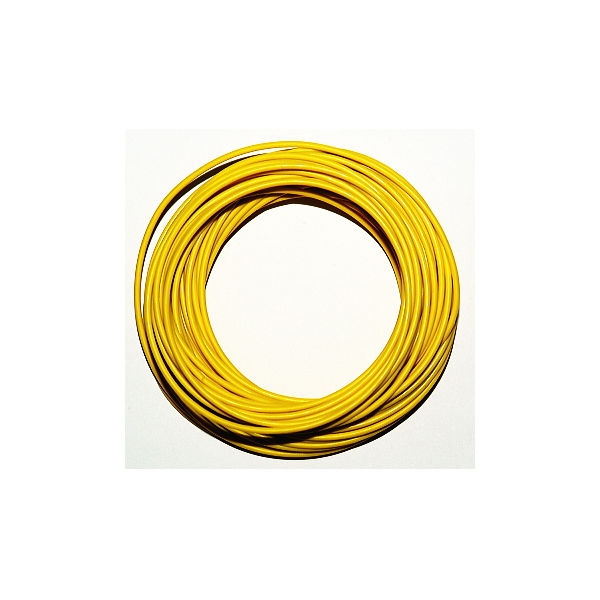 フジクラ KQE電線(架橋ポリエチレン) 黄 0.5sq 10m(±2%) KQE0.5SQYL10 1パック 63-3172-62（直送品）