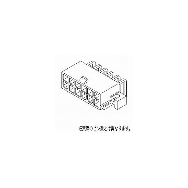 モレックス 4.2mmピッチニューミニフィットヘッダーライトアングルタイプ16極(2個入) 5569-16A1*2 1袋(2個)（直送品）