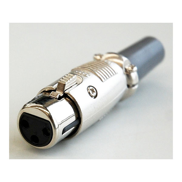 APEX キャノンコネクター 3ピン メス MA-3F-ZNSR-R 1個 63-3109-41（直送品）